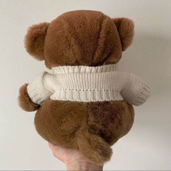 Vintage Eden Brown Bear Plush Stuffed Animal Toy - Picture 4 of 9